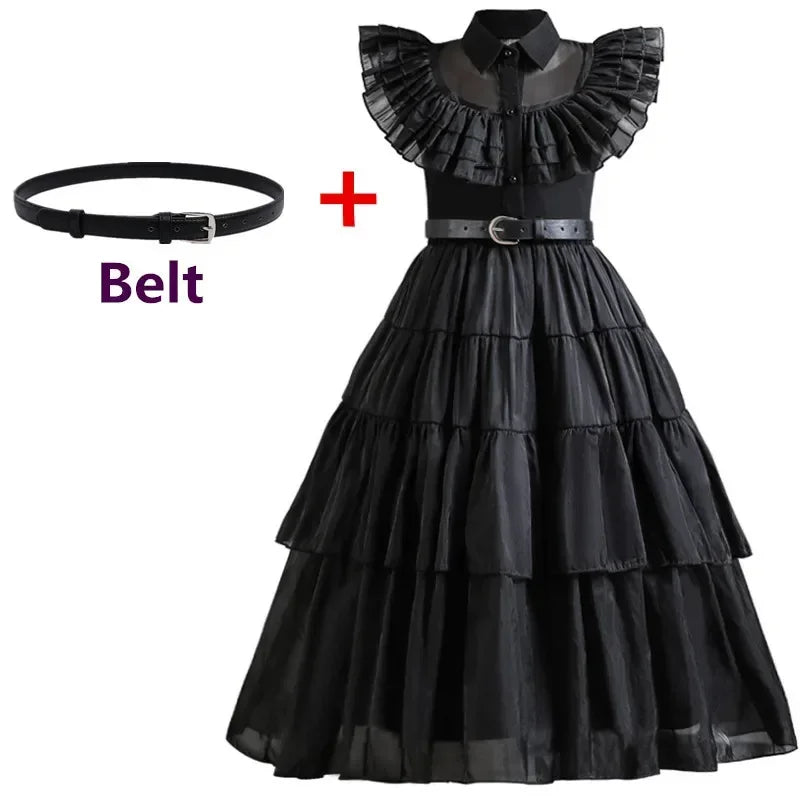 Fancy Cosplay For Girl Costume Movie Princess Mesh Dress For Kids Girls Party Dresses Halloween Costumes 4-12Yrs - Beauty on Wings