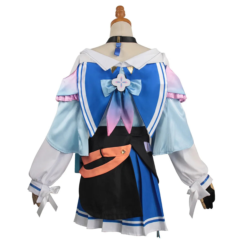Game Honkai Star Rail 7th March Cosplay Costume Shoes Uniform Outfit Halloween Party Women Pink Wig March 7th Cosplay Costume - Beauty on Wings